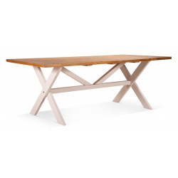 Esstisch Holz Weiß 210x105x77cm