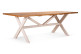 Table à Manger Bois Blanc 210x105x77cm