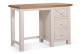 Bureau 3 Tiroirs Bois Blanc 110x50x75cm