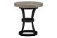 Nachttisch Holz Metall Braun 45x45x50cm