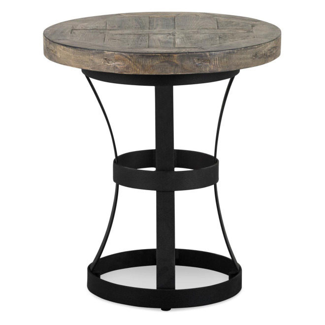 Nachttisch Holz Metall Braun 45x45x50cm