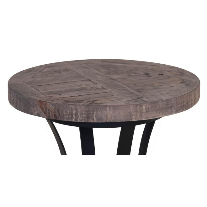 Nachttisch Holz Metall Braun 45x45x50cm