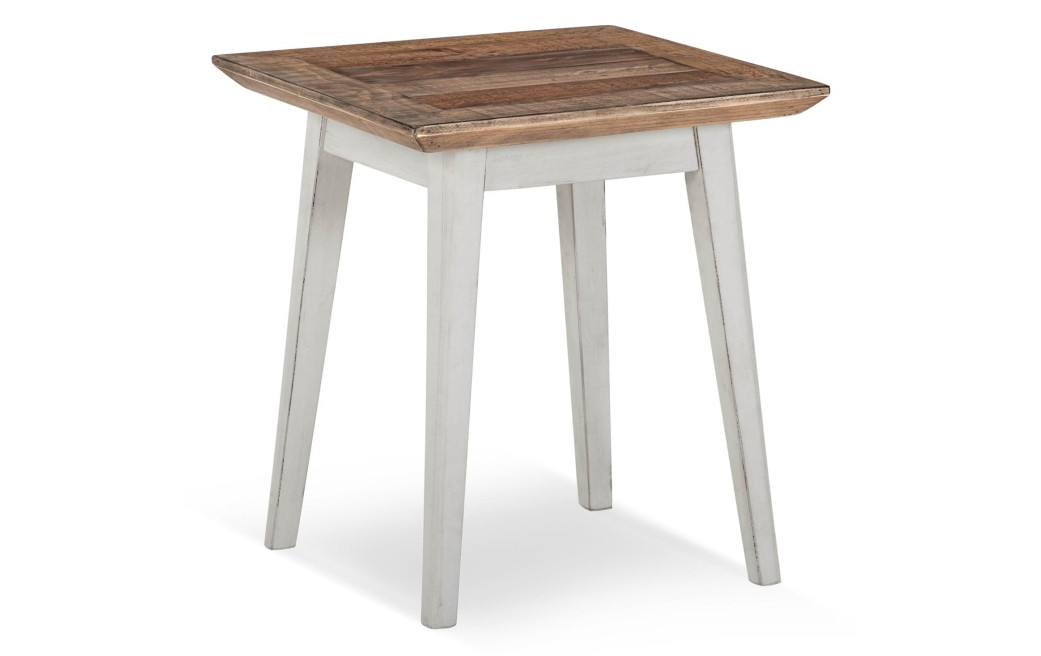 Table De Chevet Bois Blanc 50x50x55cm