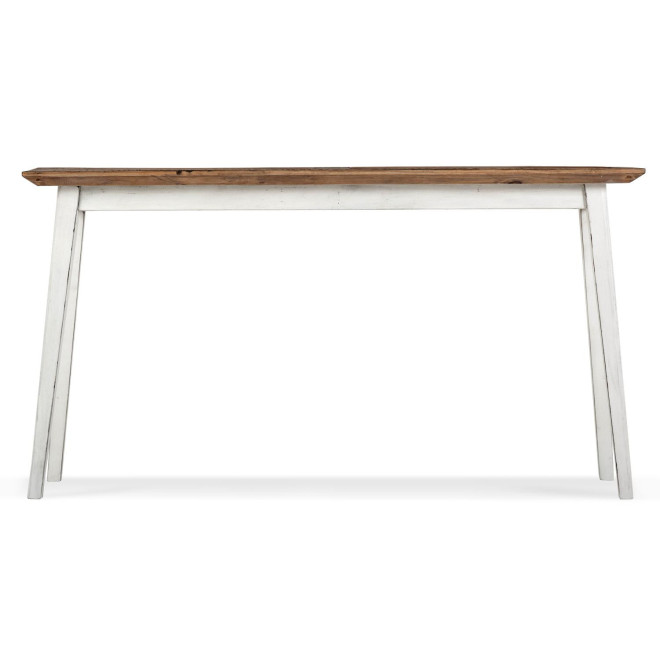 Console Bois Blanc 140x35x75cm