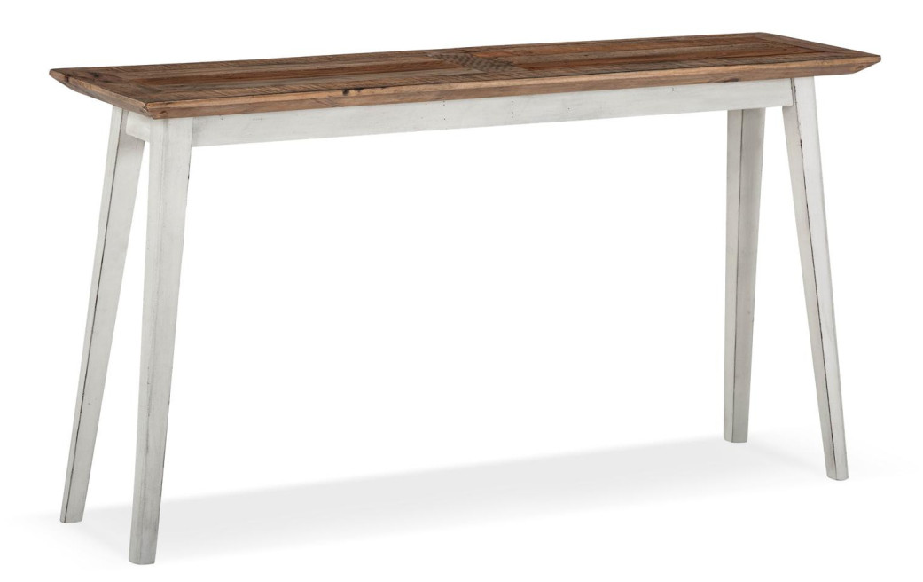 Konsole Holz Weiß 140x35x75cm