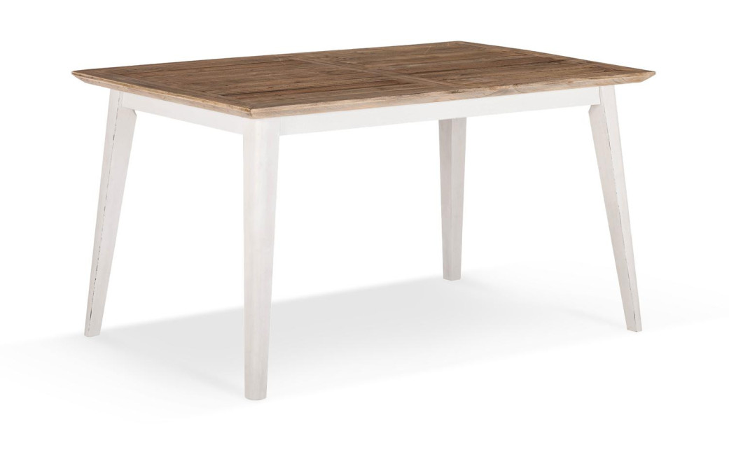 Table à Manger Bois Blanc 140x90x77cm