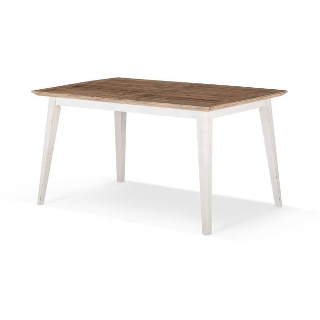 Table à Manger Bois Blanc 140x90x77cm