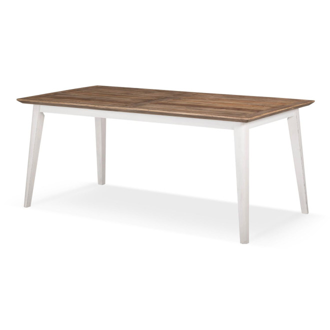 Table à Manger Bois Blanc 180x90x77cm