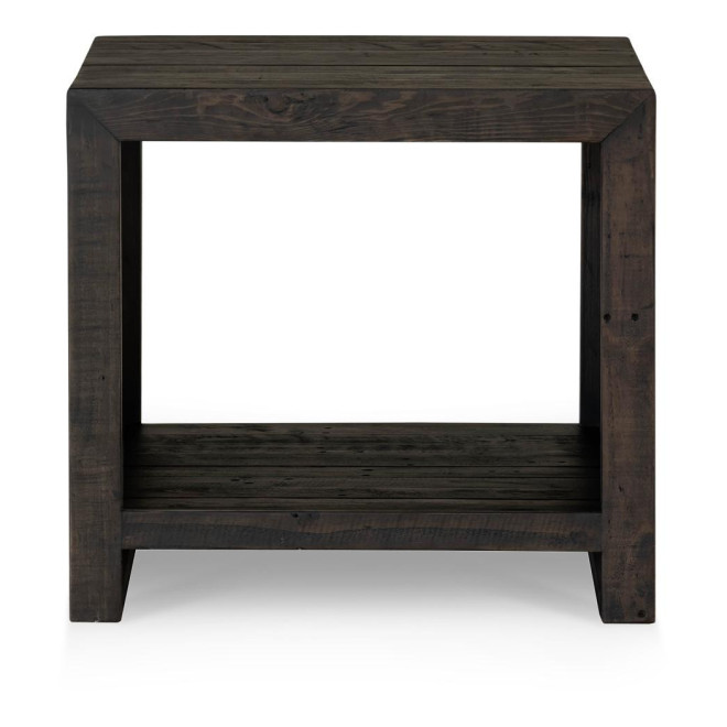 Table De Chevet Bois Marron 60x60x55cm