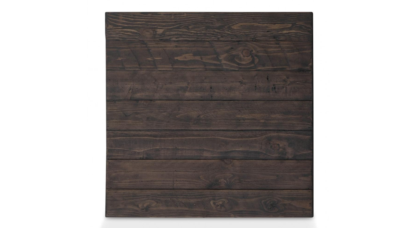Table De Chevet Bois Marron 60x60x55cm