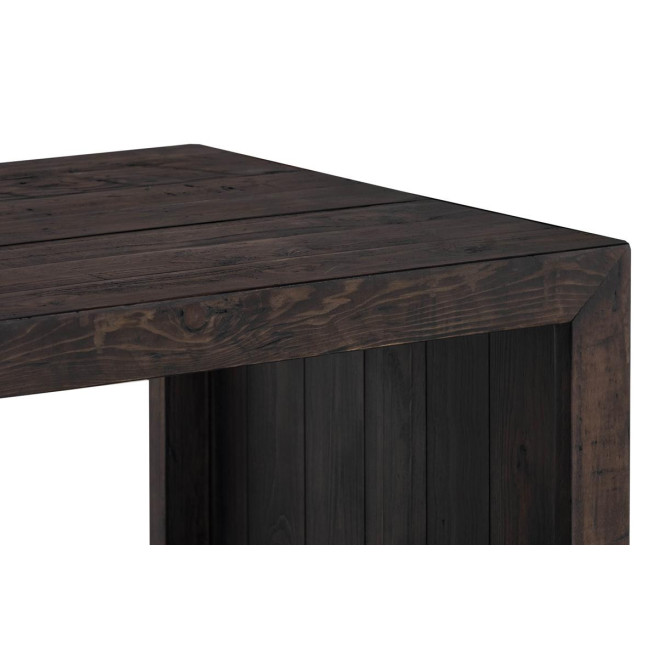 Table De Chevet Bois Marron 60x60x55cm