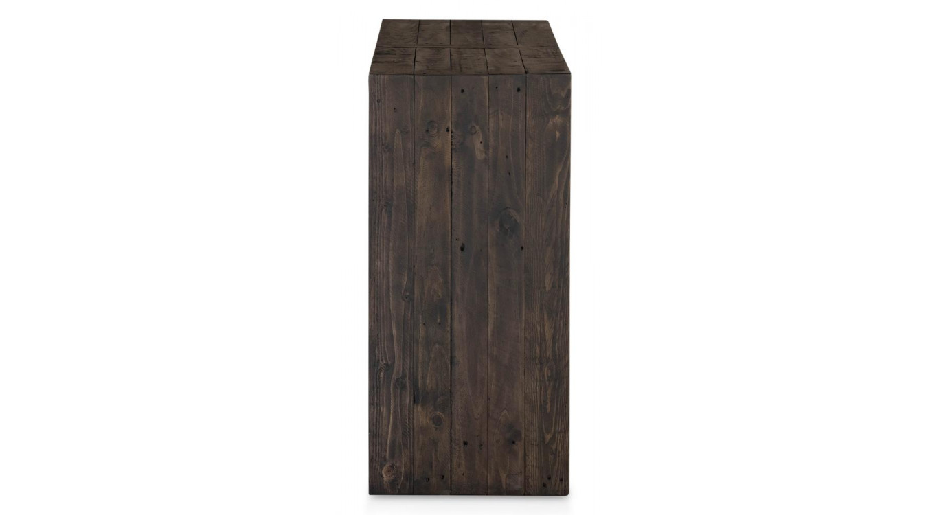 Console Bois Marron 150x38x80cm