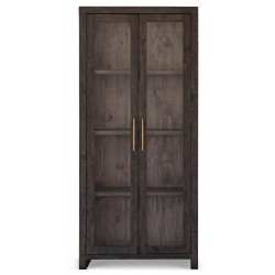 Vaisselier Bois Marron 90x40x200cm