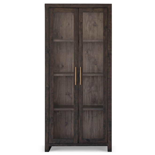 Vaisselier Bois Marron 90x40x200cm