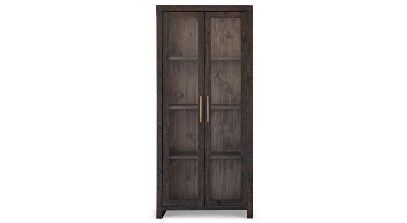 Vaisselier Bois Marron 90x40x200cm