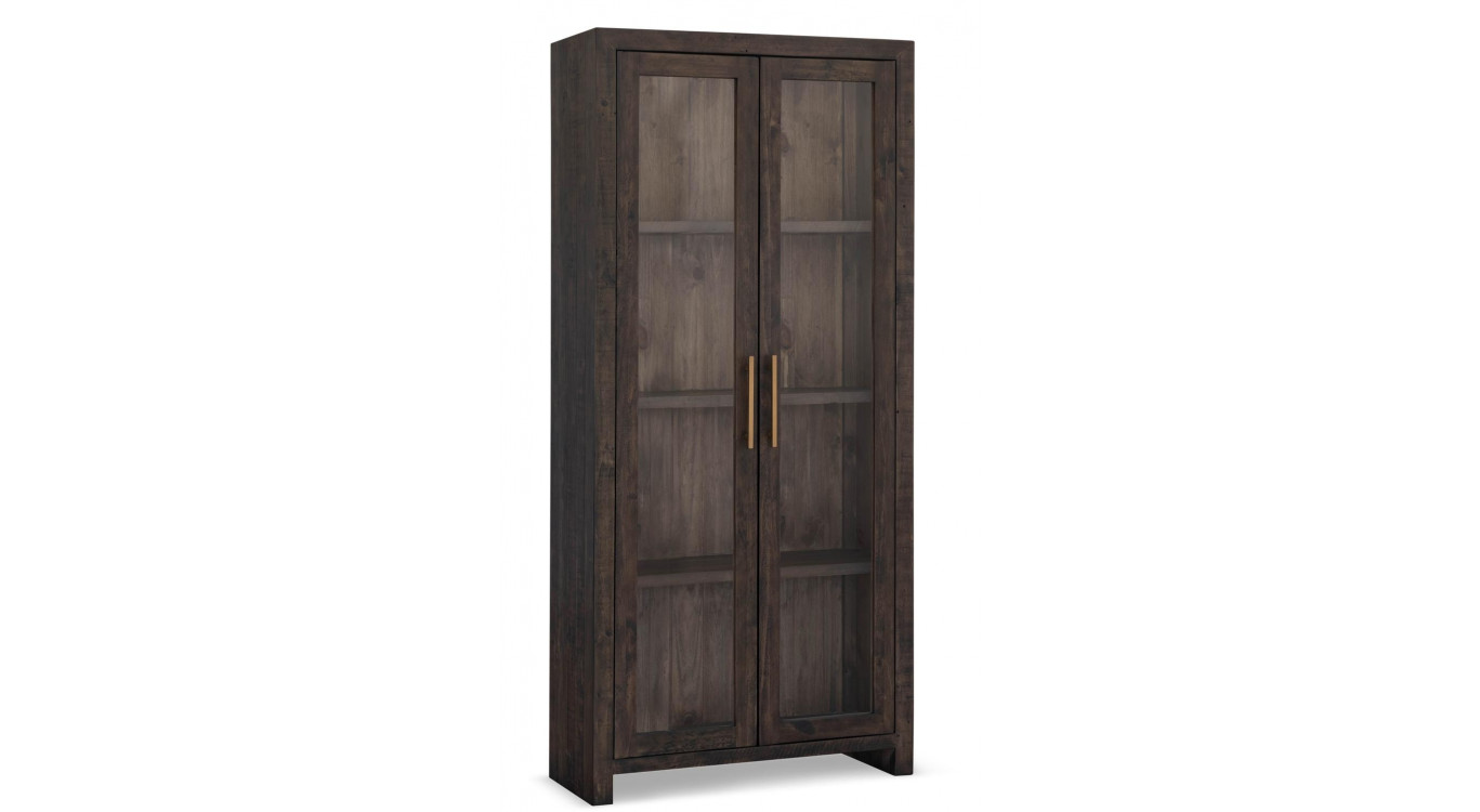 Vaisselier Bois Marron 90x40x200cm