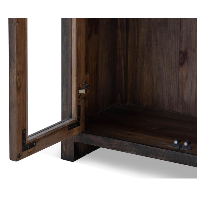 Vaisselier Bois Marron 90x40x200cm