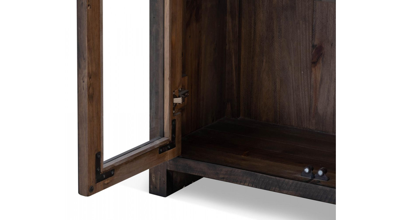 Vaisselier Bois Marron 90x40x200cm