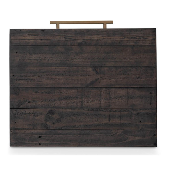 Table De Chevet 1 Tiroir Bois Marron 55x45x65cm