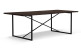 Table à Manger Bois Métal Marron 230x100x76cm