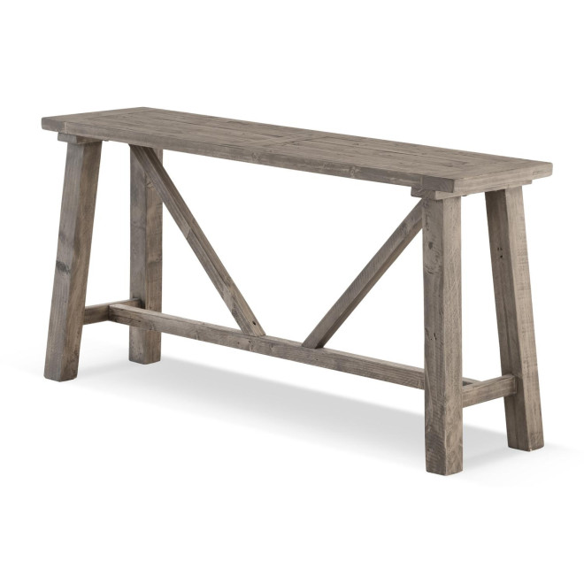 Konsole Holz Braun 147x40x75cm