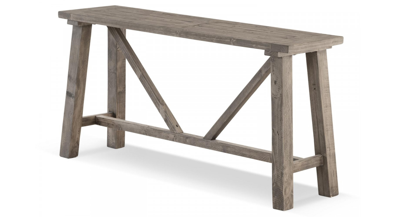 Konsole Holz Braun 147x40x75cm