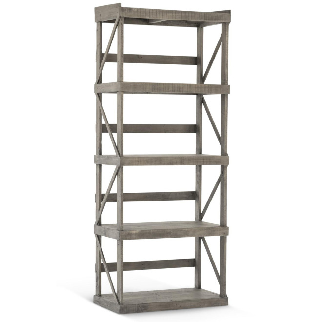 Holzleiter Braun 80x45x200cm