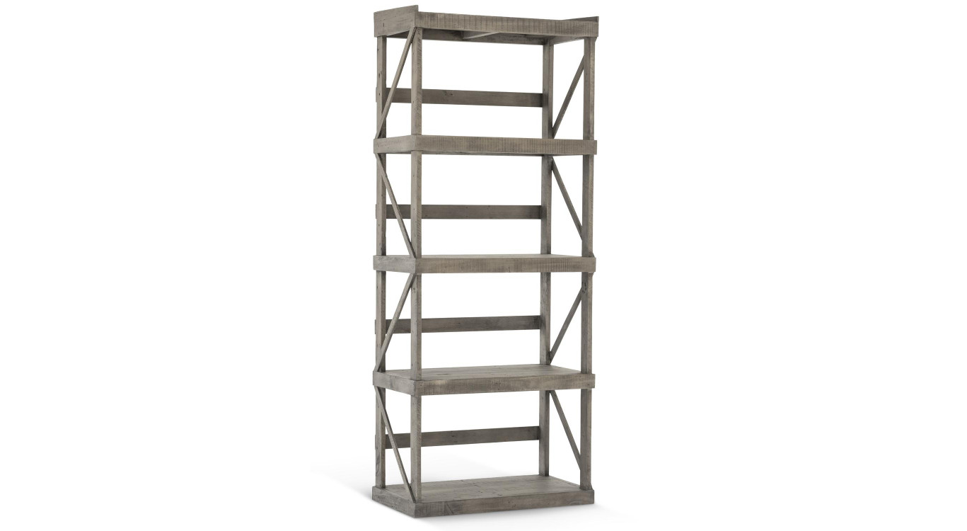 Holzleiter Braun 80x45x200cm