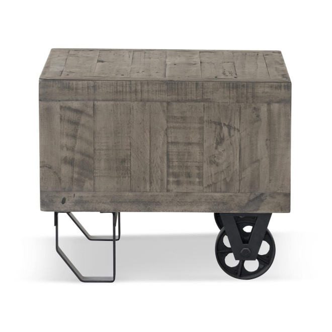 Table De Chevet Bois Marron 60x60x50cm