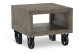 Brown Wooden Bedside Table 60x60x50cm