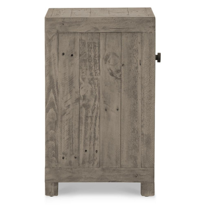 Nachttisch 1 Schublade Holz Braun 47.5x41x66.5cm