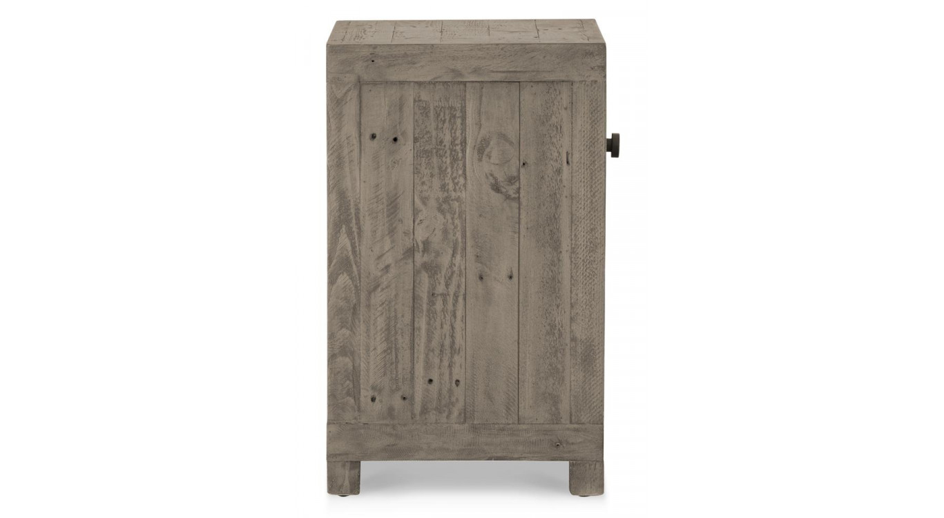 Nachttisch 1 Schublade Holz Braun 47.5x41x66.5cm
