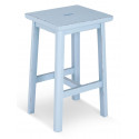 Holzhocker Blau 40x35x65cm