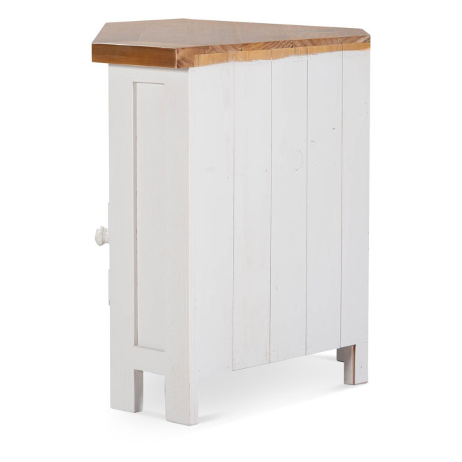 Meuble TV Bois Blanc 90x50x65cm