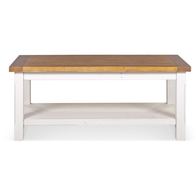 Table Basse Bois Blanc 120x60x50cm