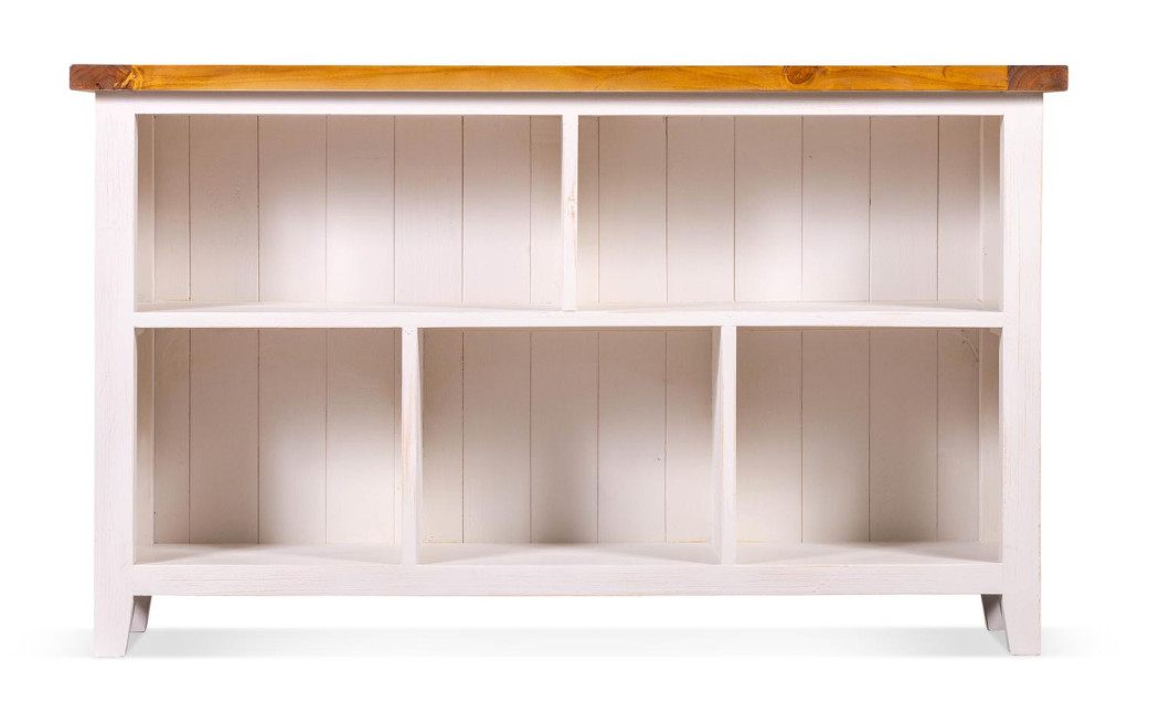 Bibliothèque Bois Blanc 130x33x78cm Bibliothèque Bois Blanc 130x33x78cm