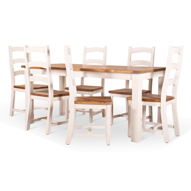 Table Haute Bois Blanc 180x90x81cm