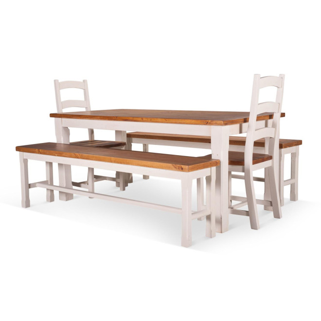 Table Haute Bois Blanc 180x90x81cm