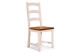 Lot de 2 Chaises Bois Blanc 47x50x108cm
