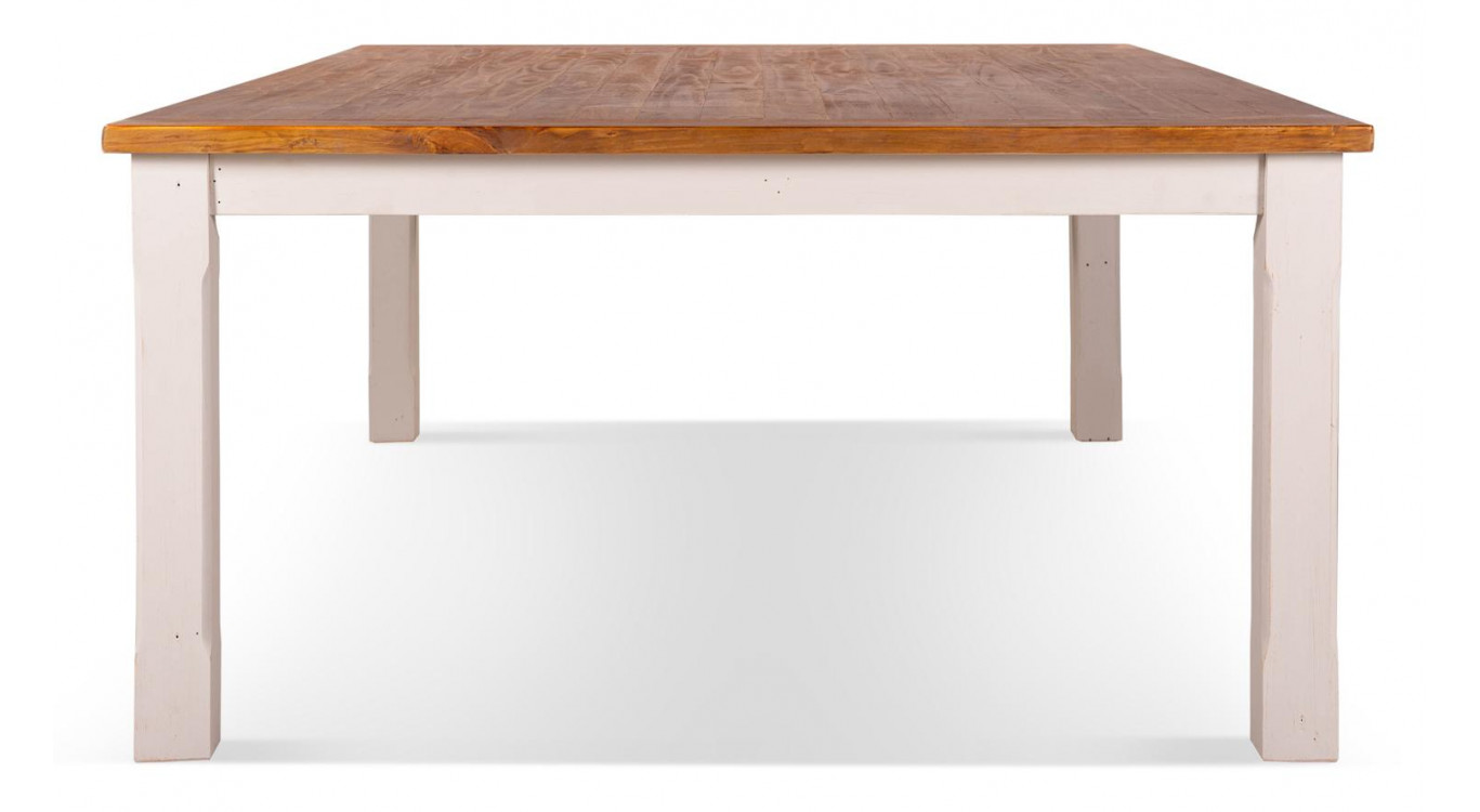 Esstisch Holz Weiß 250x150x77.5cm