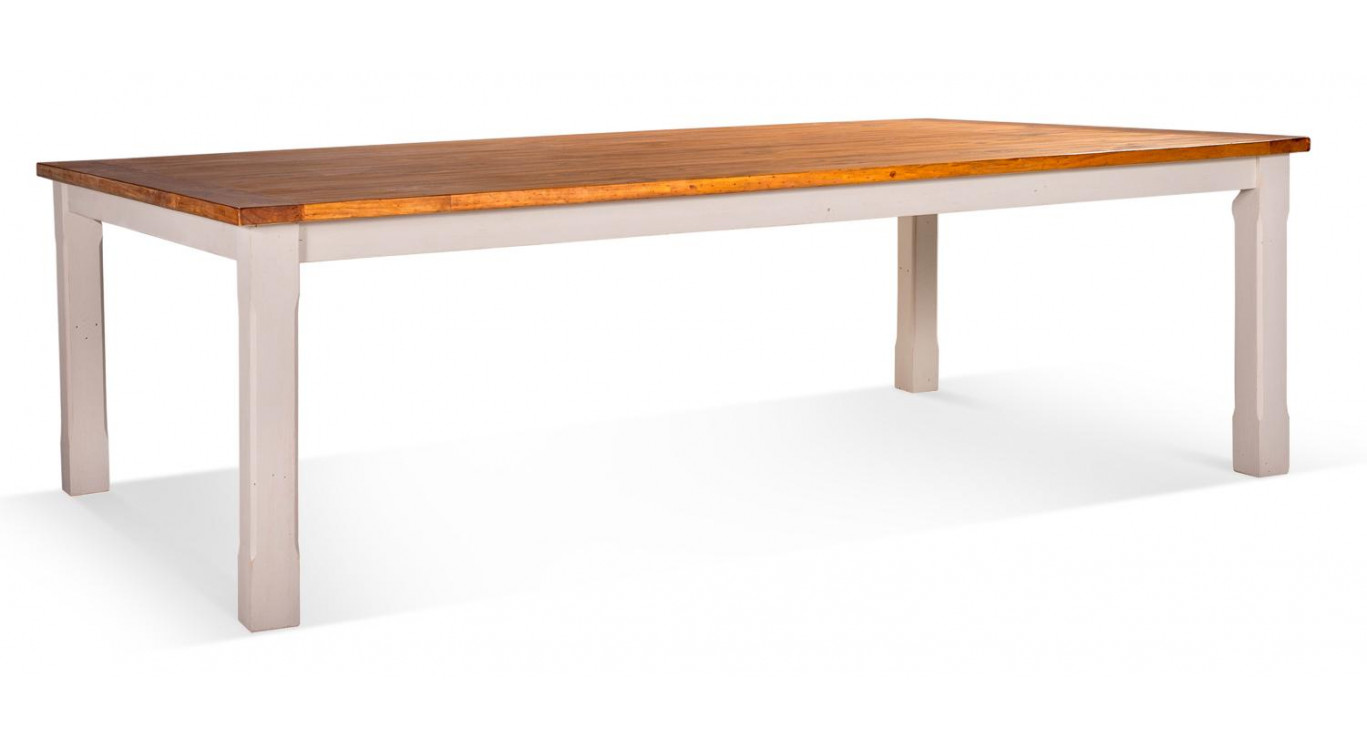 Esstisch Holz Weiß 250x150x77.5cm
