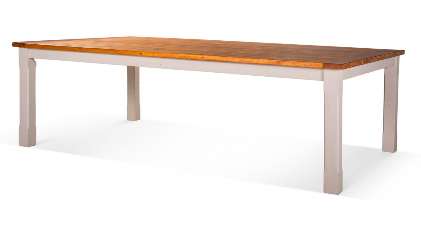 Esstisch Holz Weiß 250x150x77.5cm