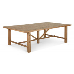 Table à Manger Bois Marron 250x150x78.5cm