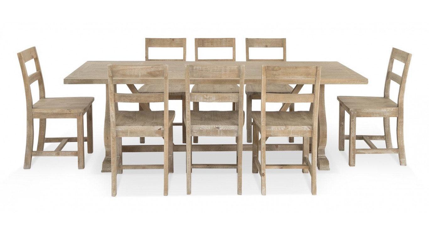 Esstisch Holz Braun 230x100x76cm