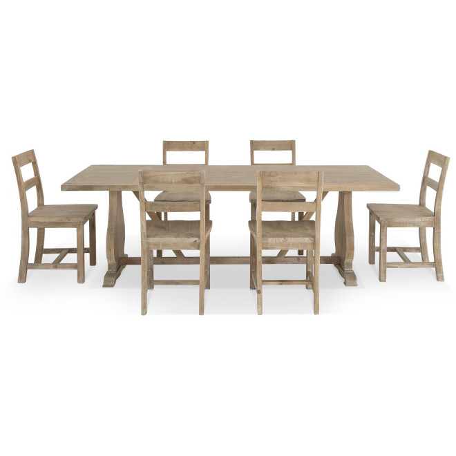 Esstisch Holz Braun 230x100x76cm