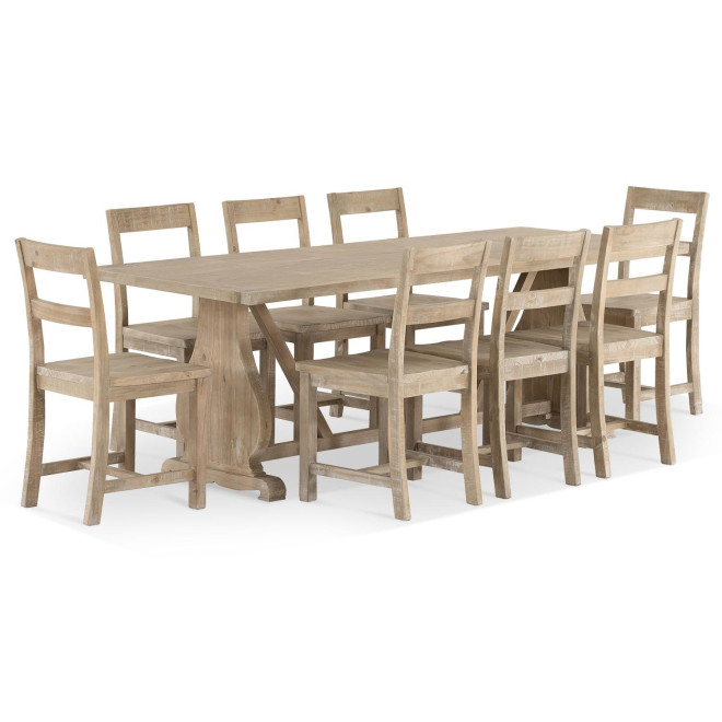 Esstisch Holz Braun 230x100x76cm