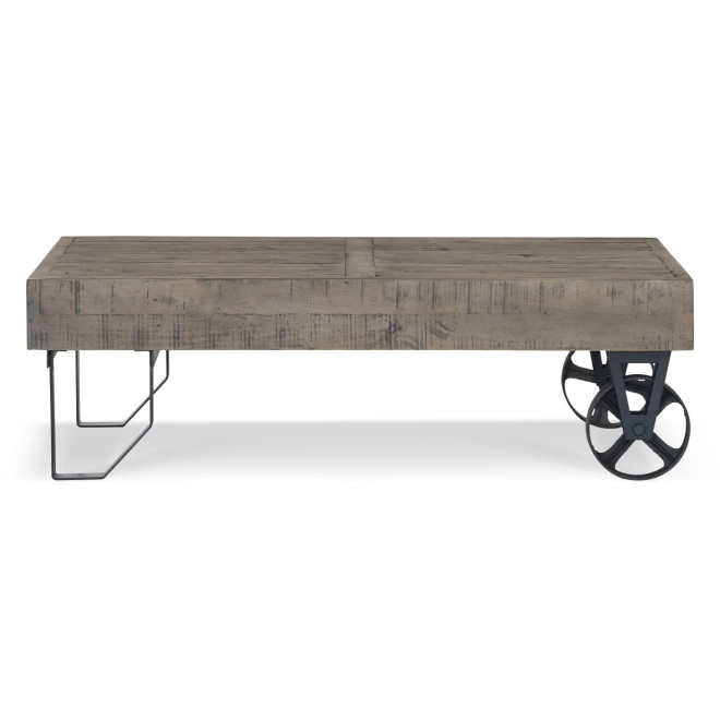 Unterschrank Holz Rollen 130x75x40cm