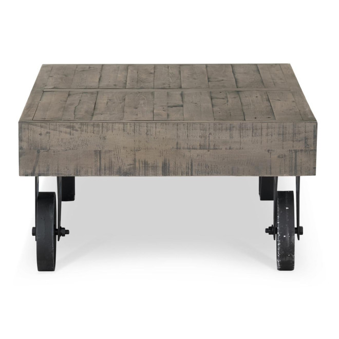 Meuble Bas Bois Roulettes 130x75x40cm
