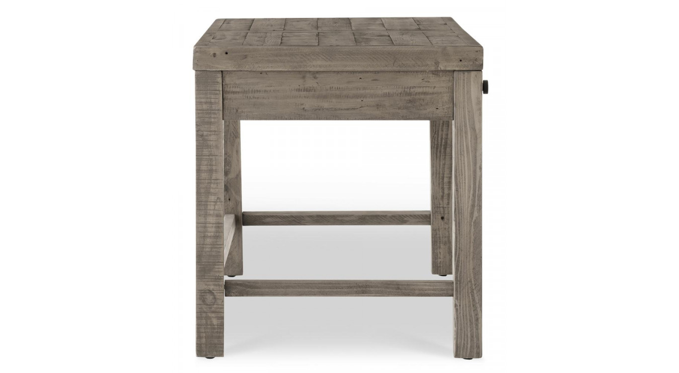 Meuble Bureau Bois 2 Tiroirs 150x70x79cm