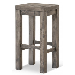 Hochstuhl Hocker Holz 38x35x75cm